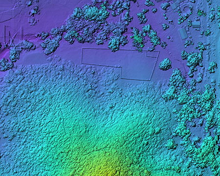Elevation Heatmap example